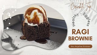 Healthy Ragi Brownie Recipe  How to Make Brownies with Jaggery GlutenFree Dessert No Sugar Added [upl. by Rehoptsirhc]