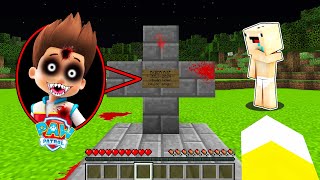 Encontré la Tumba de RYDER de los PAW PATROL en Minecraft 😰  ¿Por que murio Ryder [upl. by Wershba]