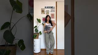 capsule wardrobe try on haul from glassons 🤍 fashion haul shorts [upl. by Nolyag]