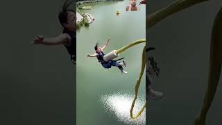 ishq bhi dilbar Didi na bungeejump adventure bungeejumping travel bungee nature love [upl. by Ydnat400]