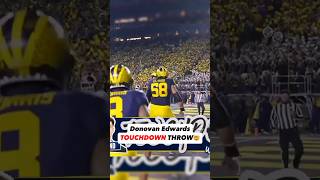 Donovan Edwards Touchdown Pass Against Michigan State [upl. by Eniarda]