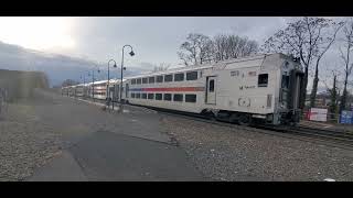 NEW JERSEY TRANSIT ATLAS TRAIN IN DUNELLENNJ [upl. by Brink662]