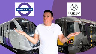 Heathrow Express vs Elizabeth Line [upl. by Robenia812]