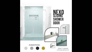 Nexo Sliding Shower Door [upl. by Meenen392]