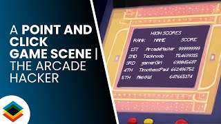 Creating a PointandClick Game Scene  The Arcade Hacker [upl. by Hyozo329]