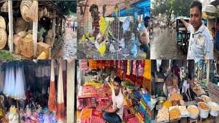 নীলগঞ্জ হাট  Barasat Nilganj Hat  Nilganj Pakhir Hat  Nilganj Pet Market 🦆🐓🐟 [upl. by Aihpledalihp210]