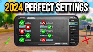 PUBG MOBILE BEST SETTINGS 2024 🔥 USE THIS BEST TUTORIAL VIDEO  SENSITIVITY amp CODE ✅ [upl. by Krisha267]