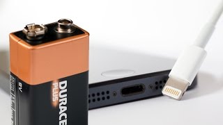 Charge your phone with a 9 volt battery [upl. by Nade]