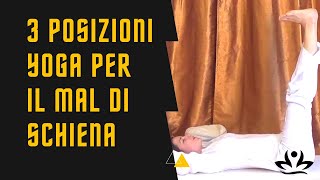 3 posizioni yoga per il mal di schiena [upl. by Pompea]