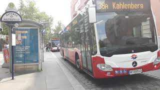 SBahn S45 Bus 10A 38A 39A 400 in Heiligenstadt Wien [upl. by Goltz]