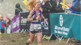 Marathon Du MontBlanc 2016 I 3rd place I Finish  Ekaterina Mityaeva [upl. by Akisej]