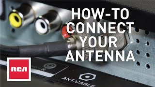 How To Connect Your Antenna to Your TV [upl. by Nyl]