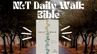 NLT The Daily Walk Bible [upl. by Portugal226]