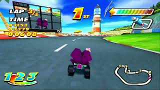 Speed Punks  Speed Freaks PS1 Longplay  Not Bad Kart Racing Game [upl. by Ttocserp]