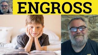 🔵 Engross Meaning  Engrossed Defined Engrossing Examples  Vivid Verbs Engross Engrossed Engrossing [upl. by Erhart935]