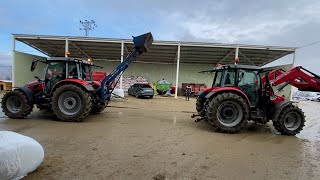 MASSEY FERGUSON 5S 135 VS MF 5612 DYNA 6  DEV ÇEKİŞME [upl. by Bevon]