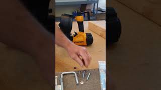 Installation of the 11815 Coil Nailer Hanger to Bostitch N66C 1 Coil Nailer [upl. by Irim634]