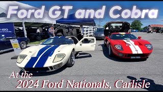 Ford GT and Cobras at the 2024 Ford Nationals Carlisle [upl. by Eerat702]