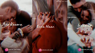 Enna naan ketpen theriyatha❣Yedho ondru cover❣whatsapp status❣lesa lesa❣love status❣Harris❣romantic [upl. by Maighdlin]