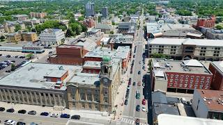 BRANTFORD Ontario Canada  Drone View 4K [upl. by Nyvrem]