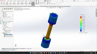 prueba de tencion solidworks [upl. by Atnwahs]