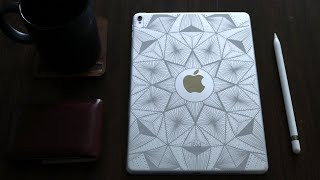 Engraving an iPad Pro with Hand Drawn Art [upl. by Boccaj950]