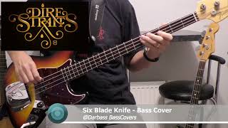 Dire Straits Six Blade Knife  Bass Cover 🎧 with bass tabs [upl. by Kore]