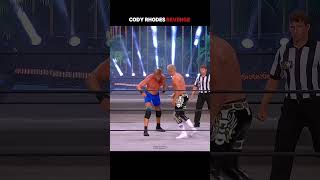 Cody Rhodes Gets Revenge On Jack Hager For Dustin Rhodes wwe aew shorts [upl. by Aneloaup]