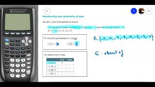 Membership and cardinality of sets [upl. by Eckblad418]