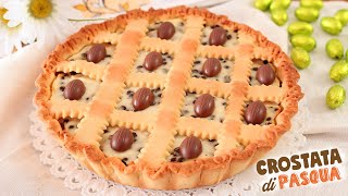 CROSTATA RICOTTA e CIOCCOLATO con OVETTI di PASQUA  Ricetta Facile  Crostata Mille Ovetti [upl. by Ariaek701]