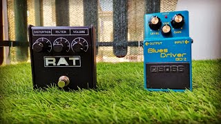 quotProCo Ratquot VS quotBoss BD2quot Blues Driver [upl. by Horick921]