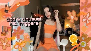 ASMR  ODD amp UNUSUAL Mic Triggers FAST amp AGGRESSIVE  hair scrunching on the mic gripping [upl. by Pricilla]