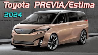 丰田全新普瑞维亚！换装新平台，变纯电动中型MPV  Toyota PREVIAEstima 2024 [upl. by Essilrahc]