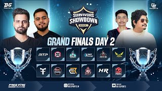 SURVIVORS SHOWDOWN S1  GRAND FINALS D2  FT CFF TM  GG classyfreefire FOZYAJAY GyanGaming [upl. by Ycat740]