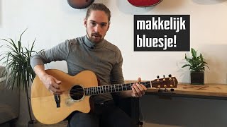 Makkelijk BLUES LIEDJE op gitaar voor beginners [upl. by Beaulieu508]