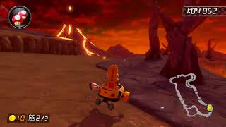 Wii Grumble Volcano 150cc  152441  Panda Mario Kart 8 Deluxe World Record [upl. by Akcirehs736]