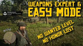 RDR2 EASY Way to Complete Weapons Expert 6 Weapons Expert Challenges [upl. by Mcdougall]