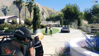 GTA 5  Madrazo Cartel Attack  Six Star Escape [upl. by Eneroc298]