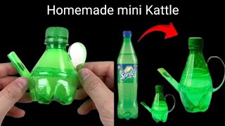 How to make Kettle frome waste bottleplastic bottle craft ideasMake kettle frome waste bottle [upl. by Attenwahs546]