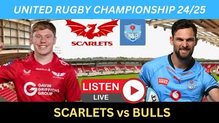 SCARLETS vs BULLS URC 2425 Live Commentary [upl. by Aldos633]