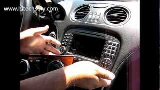 How to remove Radio  Navigation  Display from 2006 Mercedes SL500 for repair [upl. by Mccurdy185]