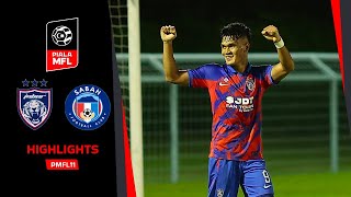 Johor Darul Tazim II 70 Sabah FC  PMFL11  Highlights Piala MFL 2023 [upl. by Einahpehs]