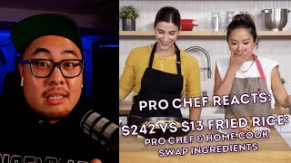 242 vs 13 Fried Rice  Epicurious  Pro Chef Reacts [upl. by Faxon]