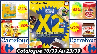 Nouveau Catalogue Carrefour De La Semaine Prochaine Bon Plan Chez Carrefour Du 1009 Au 230924 [upl. by Nasia]