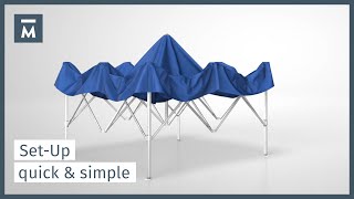 How to Set Up a Canopy Tent  Instructions  Mastertent® [upl. by Staford]