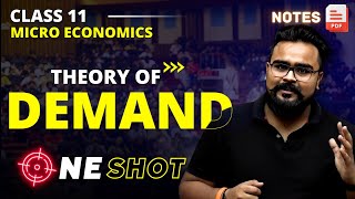 Theory of Demand Class 11 one shot  EVERYTHING COVERED  GAURAV JAIN [upl. by Moishe]