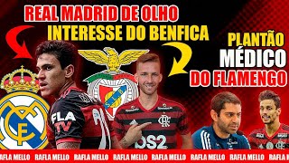 LÉO PEREIRA NO BENFICA REAL MADRID DE OLHO EM PEDRO RODRIGO CAIO DE VOLTA PLANTÃO MÉDICO [upl. by Ihcego818]