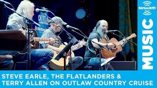 Steve Earle The Flatlanders amp Terry Allen on The Outlaw Country Cruise [upl. by Henriha]