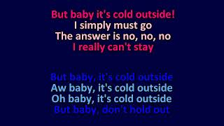 Brett Eldredge  Baby Its Cold Outside  Karaoke Instrumental Lyrics  ObsKure [upl. by Cogswell]