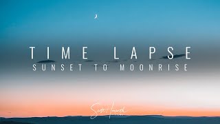 MOONRISE  Sunset to Moonrise Gloucestershire Time Lapse [upl. by Kcinomod958]